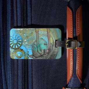 Aqua Steam Snail Traveller Luggage Tag