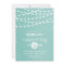 Aqua String Lights Engagement Party Invitation