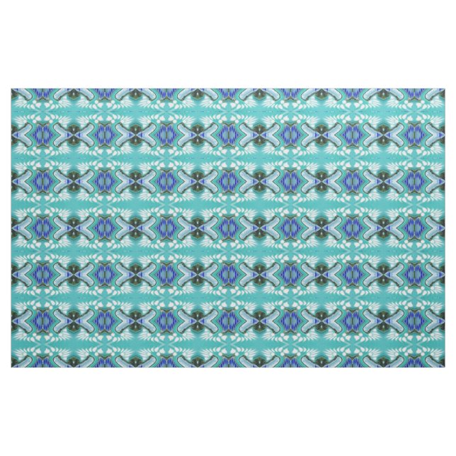 Aqua summer fabric (Yard)