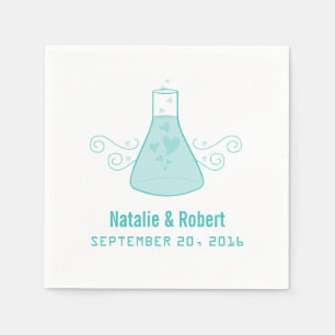 Aqua Sweet Chemistry Paper Napkins