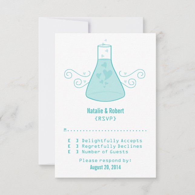 Aqua Sweet Chemistry Response Card (Front)