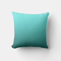Aqua Teal Dipped Modern Trendy Decor