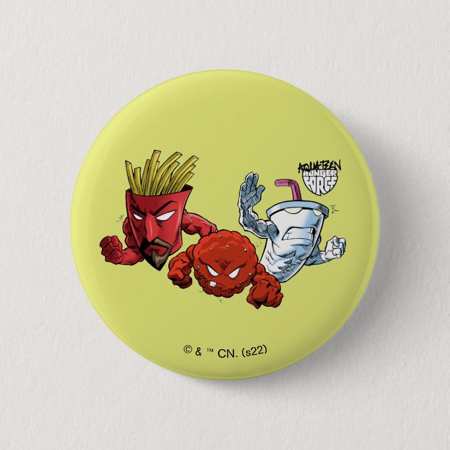Aqua Teen Hunger Force Anime Graphic 6 Cm Round Badge (Front)