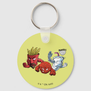 Aqua Teen Hunger Force Anime Graphic Key Ring