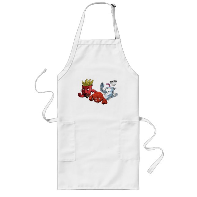 Aqua Teen Hunger Force Anime Graphic Long Apron (Front)