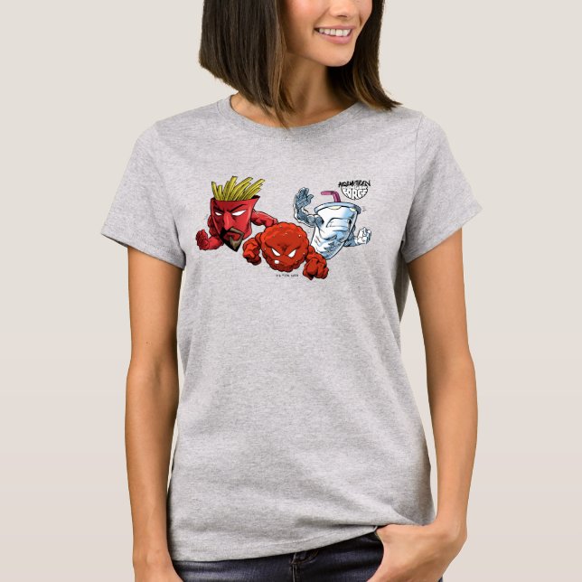 Aqua Teen Hunger Force Anime Graphic T-Shirt (Front)