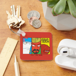 Aqua Teen Hunger Force Character Panel Graphic Key Ring