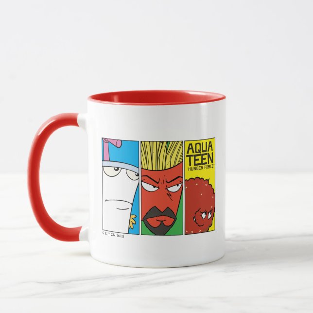 Aqua Teen Hunger Force Character Panel Graphic Mug (Left)
