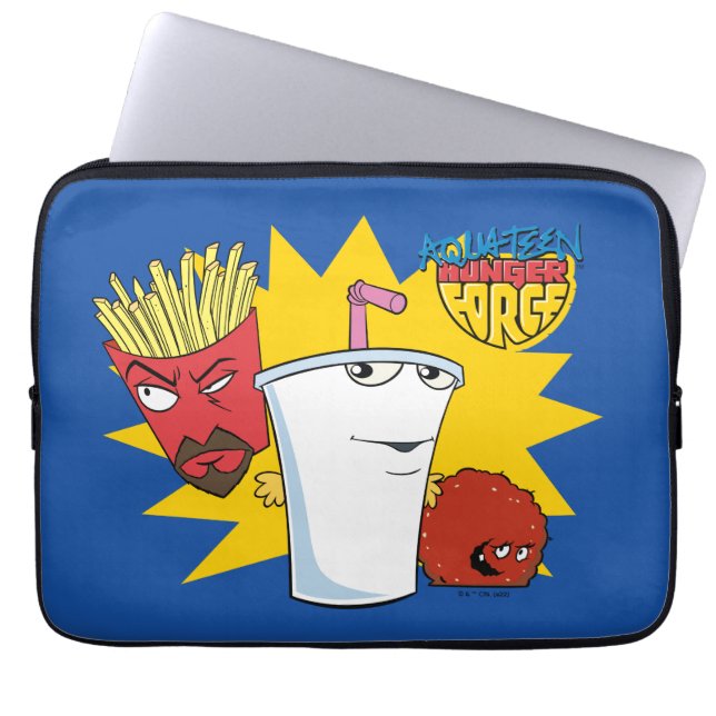 Aqua Teen Hunger Force Explosive Graphic Laptop Sleeve (Front)
