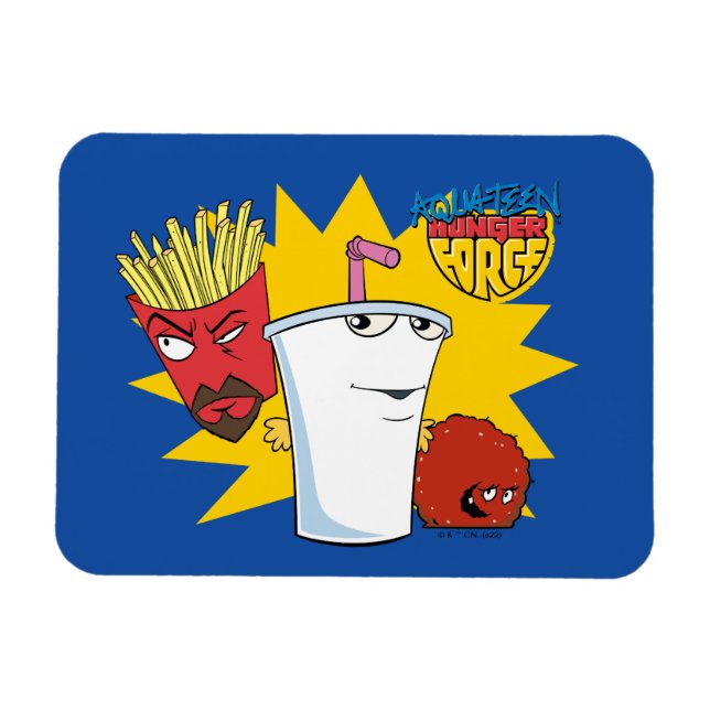 Aqua Teen Hunger Force Explosive Graphic Magnet (Horizontal)