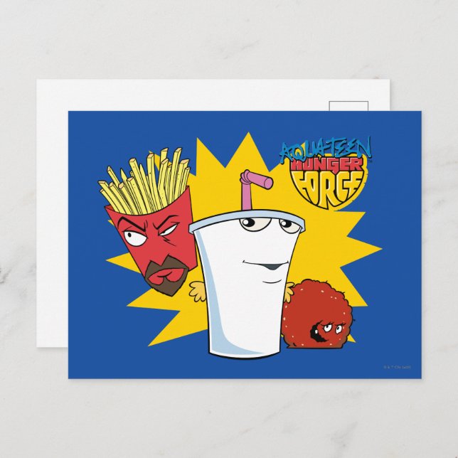 Aqua Teen Hunger Force Explosive Graphic Postcard (Front/Back)
