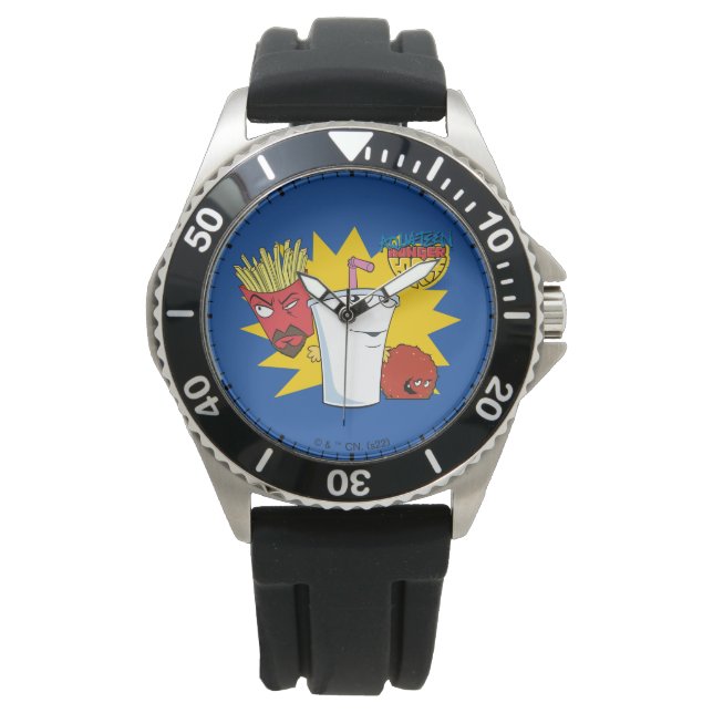Aqua Teen Hunger Force Explosive Graphic Watch (Front)