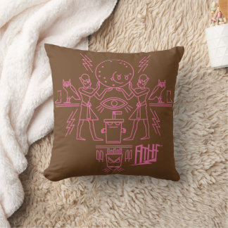 Aqua Teen Hunger Force Hieroglyphics Cushion