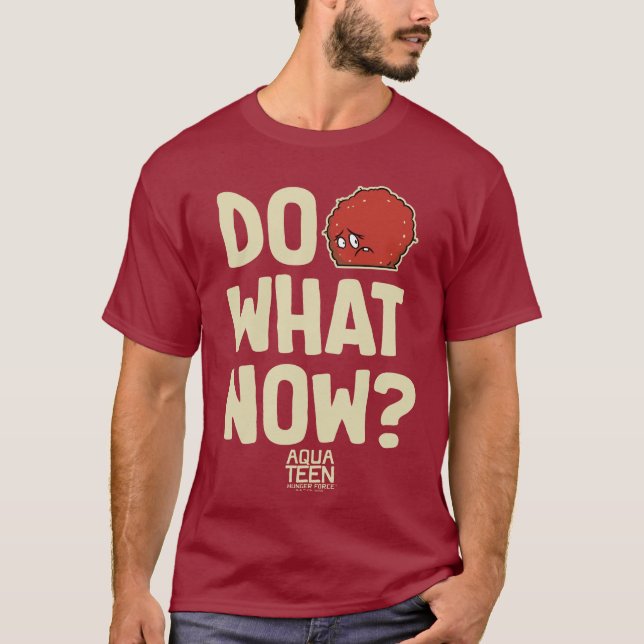 Aqua Teen Hunger Force Meatwad "Do What Now?" T-Shirt (Front)