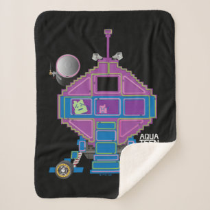 Aqua Teen Hunger Force Mooninites Car Sherpa Blanket