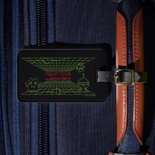 Aqua Teen Hunger Force Mooninites Game Logo Luggage Tag