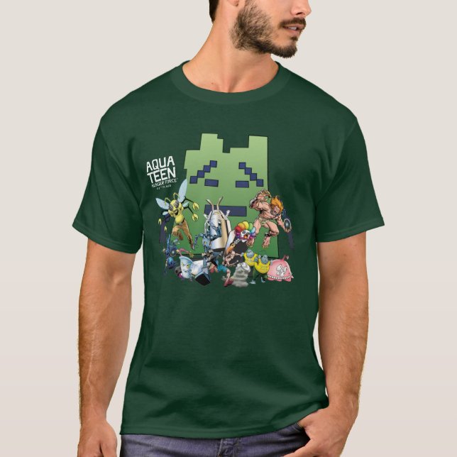 Aqua Teen Hunger Force Villains T-Shirt (Front)