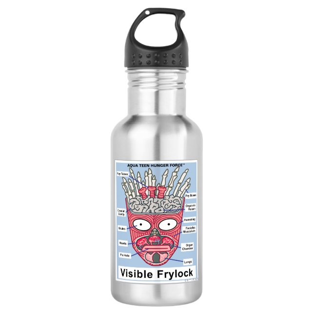 Aqua Teen Hunger Force Visible Frylock Poster 532 Ml Water Bottle (Front)