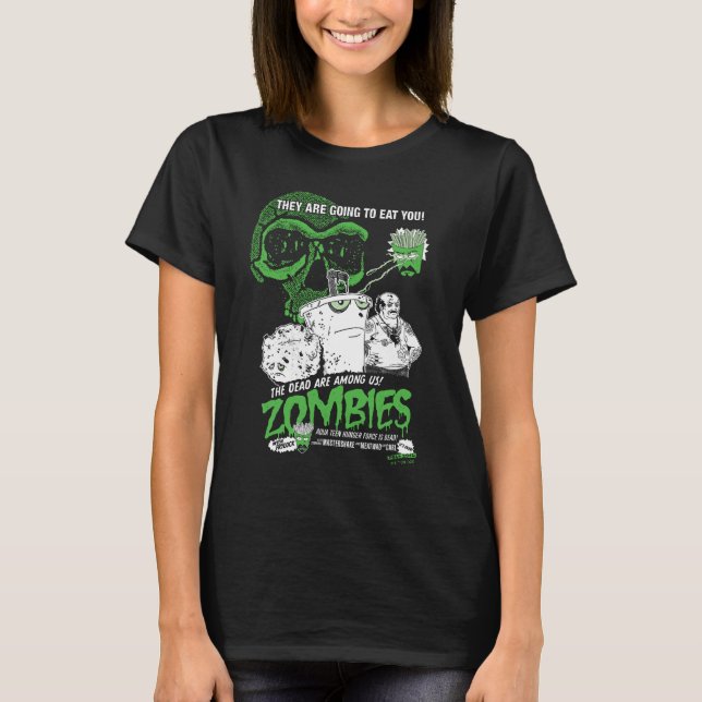Aqua Teen Hunger Force Zombies Poster T-Shirt (Front)