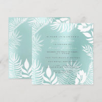 Aqua Tiffany Metal Glitter Tropic White Blue