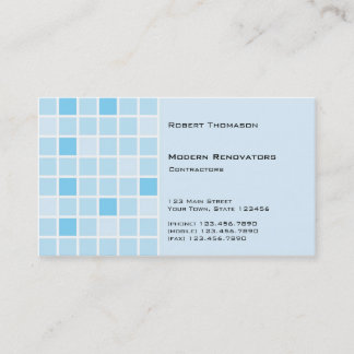 Aqua Tile Business Card