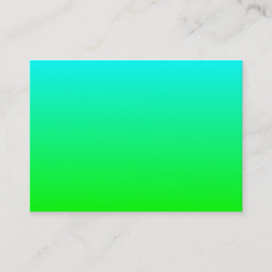 Aqua to Green Business Card