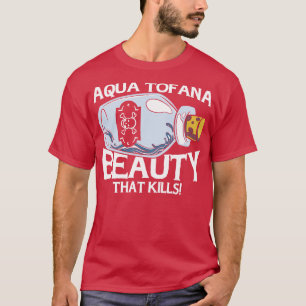 Aqua Tofana Conspiracy Theorist Poison Bottle Line T-Shirt