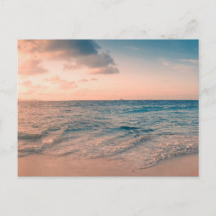 Aqua Tropical Beach Coastal Destiny's Destiny Postcard