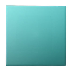 Aqua Turquoise Dipped Colour Ombre Tile