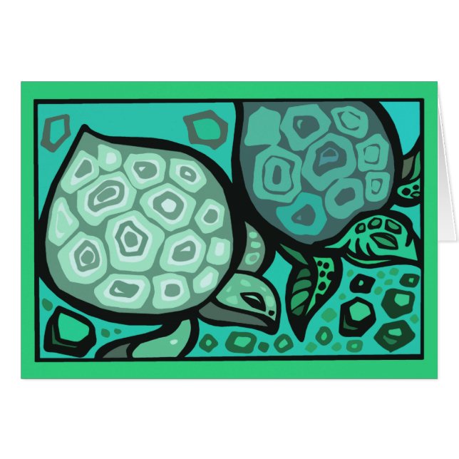 Aqua Turtles (Front Horizontal)
