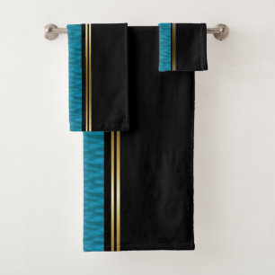 Aqua Water Bath Towel Set