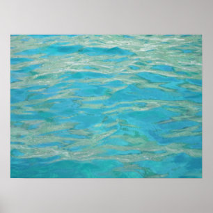 Aqua Water Poster