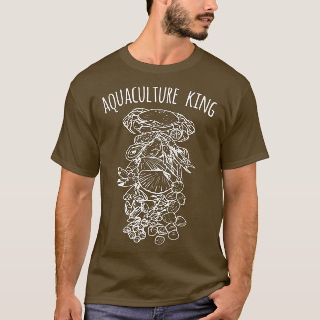 Aquaculture King Aquafarming Fish Farming T-Shirt (Front)