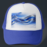 Aqualume Flow  – Blue Silver Wave Energy Mug Trucker Hat<br><div class="desc">Ride the flow with Aqualume,  a sleek fusion of electric blue and metallic silver waves that capture motion,  energy,  and modern style. This abstract design feels fluid,  futuristic,  and effortlessly cool—perfect for anyone who loves clean aesthetics with a bold edge.</div>