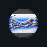 Aqualume Wave Shirt – Blue Orange Abstract Flow De Magnet<br><div class="desc">Make a statement with Aqualume Wave — a bold fusion of electric blue,  metallic silver,  and vibrant orange accents that bring motion and energy to life. This sleek,  flowing design captures the feel of liquid movement and futuristic style,  creating a look that’s both powerful and refined.</div>