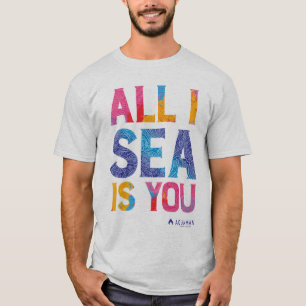 Aquaman "All I Sea Is You" Colourful Paisley T-Shirt