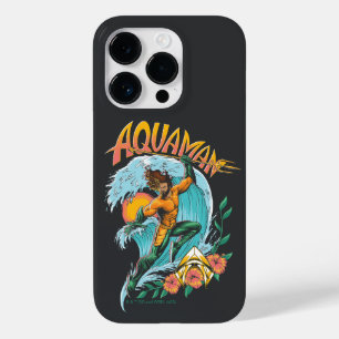 Aquaman and Trident Rising Surf Graphic Case-Mate iPhone 14 Pro Case
