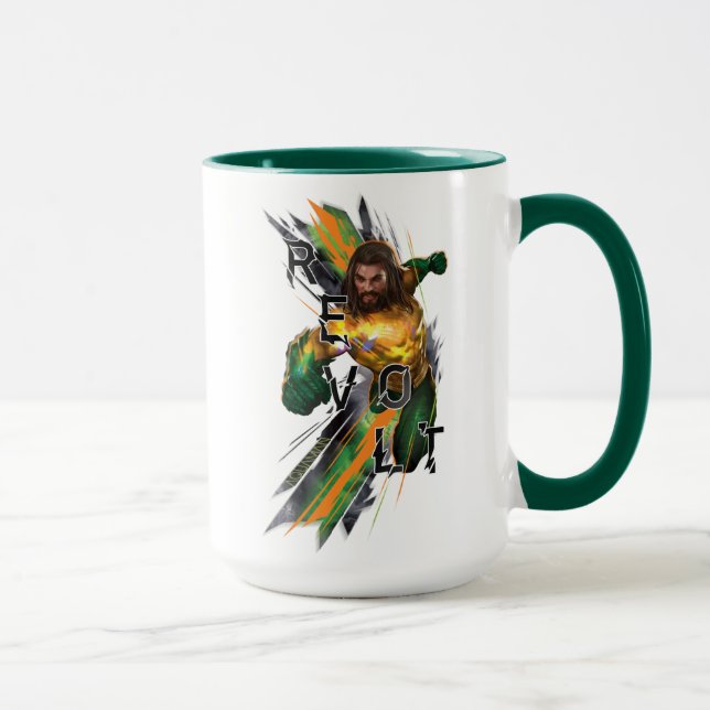 Aquaman | Aquaman "Revolt" Refracted Graphic Mug (Right)