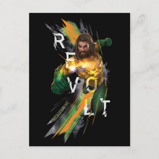 Aquaman | Aquaman "Revolt" Refracted Graphic Postcard