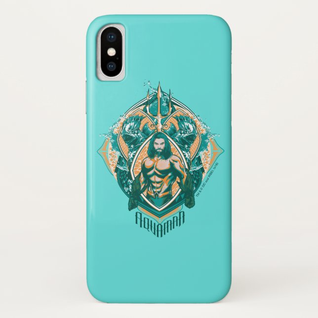 Aquaman | Aquaman & Trenchers Graphic Case-Mate iPhone Case (Back)