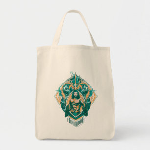 Aquaman   Aquaman & Trenchers Graphic Tote Bag