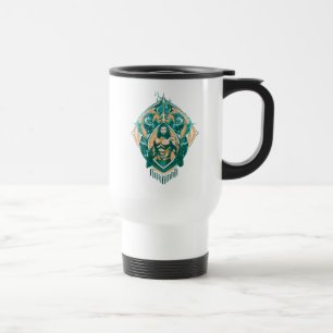 Aquaman   Aquaman & Trenchers Graphic Travel Mug