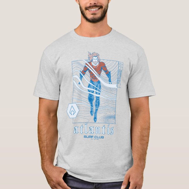 Aquaman - Atlantis Surf Club T-Shirt (Front)