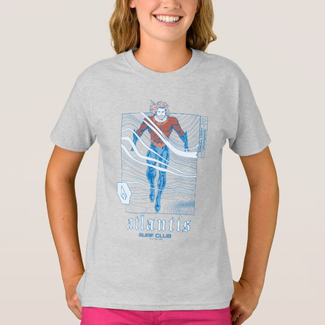 Aquaman - Atlantis Surf Club T-Shirt (Front)