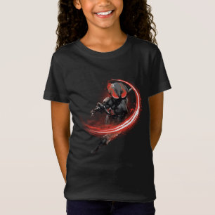 Aquaman Black Manta Red Swipe Graphic T-Shirt