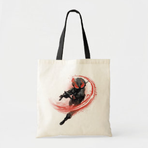 Aquaman   Black Manta Red Swipe Graphic Tote Bag
