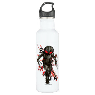 Aquaman Black Manta Scattered Typography Graphic 710 Ml Water Bottle