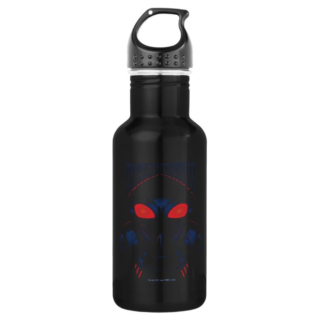 Aquaman | Black Manta Shadowy Graphic 532 Ml Water Bottle (Front)