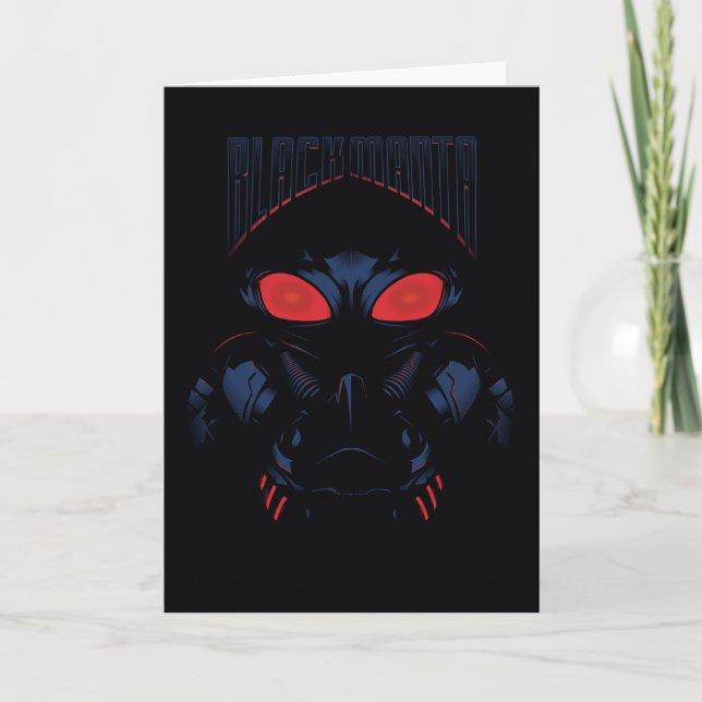 Aquaman | Black Manta Shadowy Graphic Card (Front)