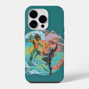 Aquaman & Black Manta Tidal Wave iPhone 14 Pro Case